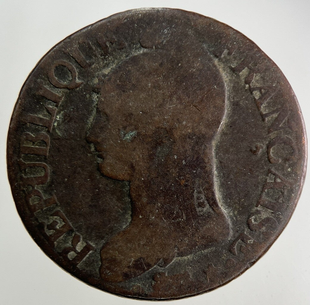 France 5 Cinq Centimes Lan’8 A Coin | Collectable Grade