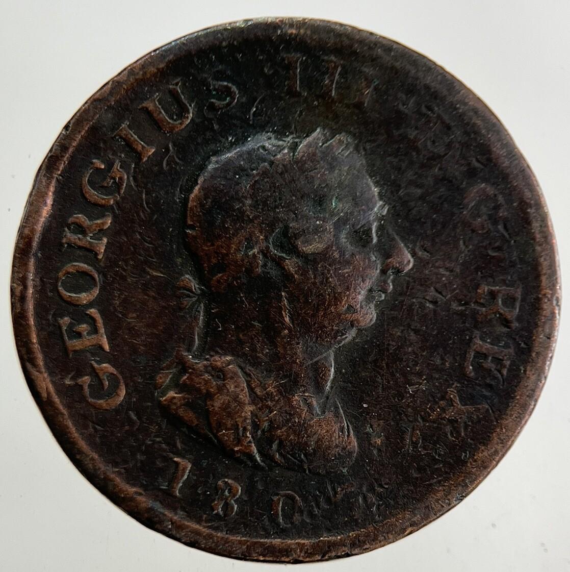 1806 George III 3rd Farthing Coin | Collectable Grade