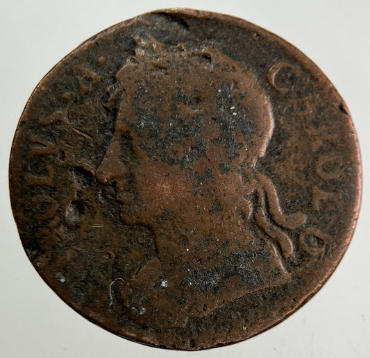 1675 Charles II 2nd Farthing Coin | Collectable Grade