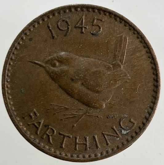 1945 George VI Farthing Coin | Fine Collectable Grade