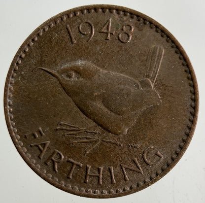 1948 George VI Farthing Coin | Fine Collectable Grade