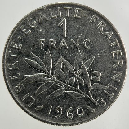 1960 France 1 Franc Coin | Fine Collectable Grade