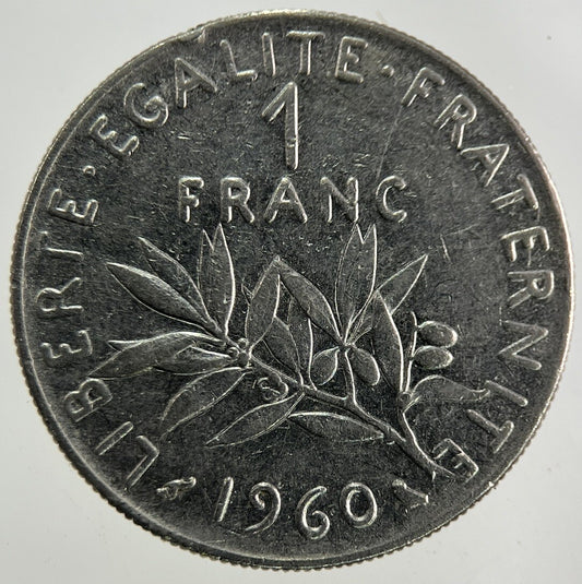 1960 France 1 Franc Coin | Fine Collectable Grade