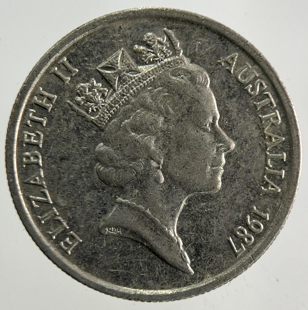 1987 Australia 5 Cents Coin | Fine Collectable Grade