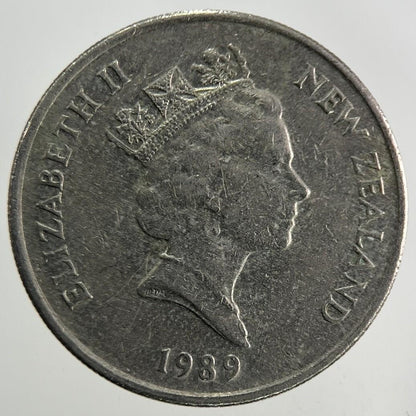 1989 New Zealand 10 Cents Coin | Fine Collectable Grade