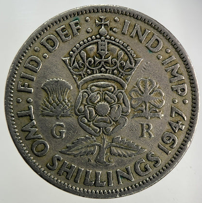 1947 George VI Florin Coin | Fine Collectable Grade