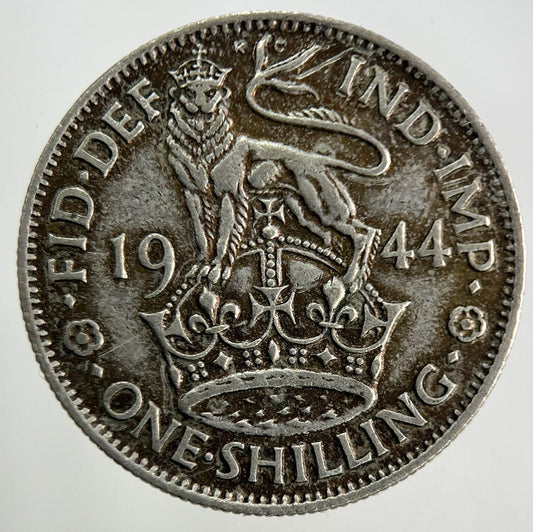 1944 George VI Shilling Silver Coin | Fine Collectable Grade
