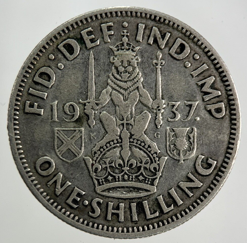 1937 George VI Shilling Silver Coin | Collectable Grade