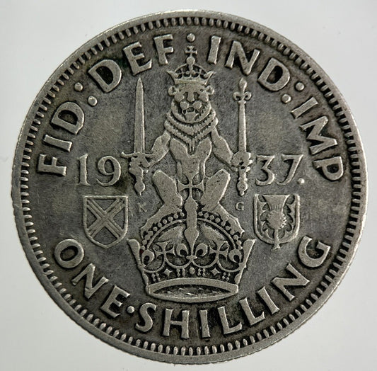 1937 George VI Shilling Silver Coin | Collectable Grade
