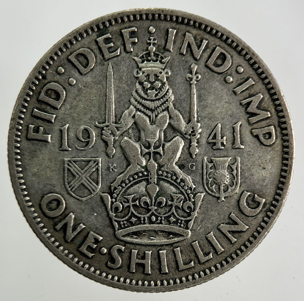 1941 George VI Shilling Silver Coin | Collectable Grade
