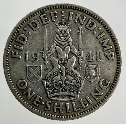 1941 George VI Shilling Silver Coin | Collectable Grade