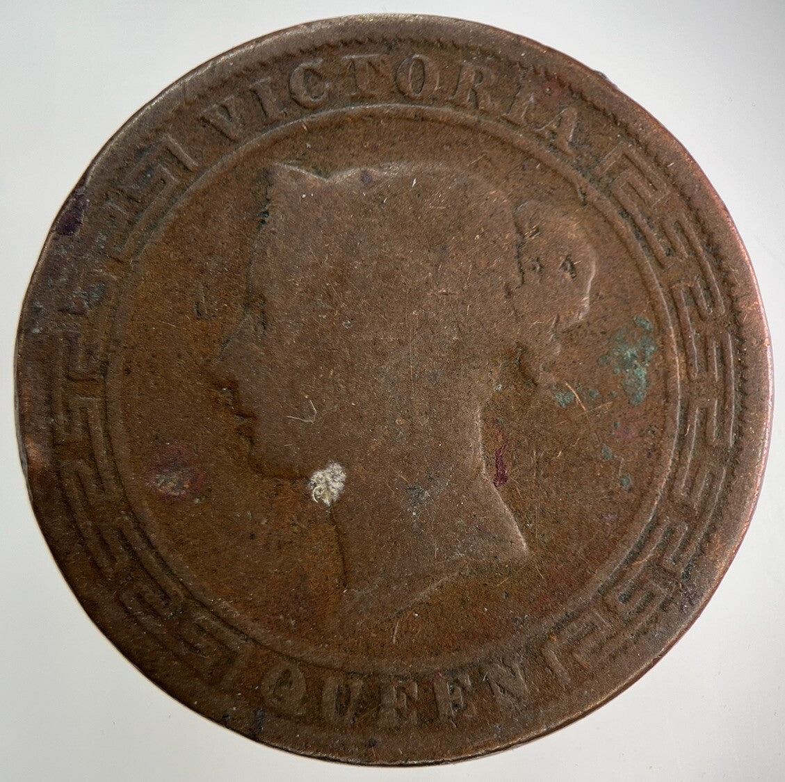 1870 Ceylon 5 Cents Coin | Fair Grade