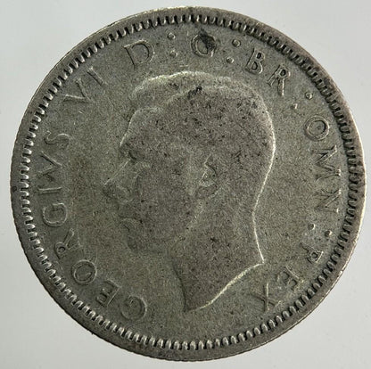 1939 George VI Sixpence Silver Coin | Fine Collectable Grade