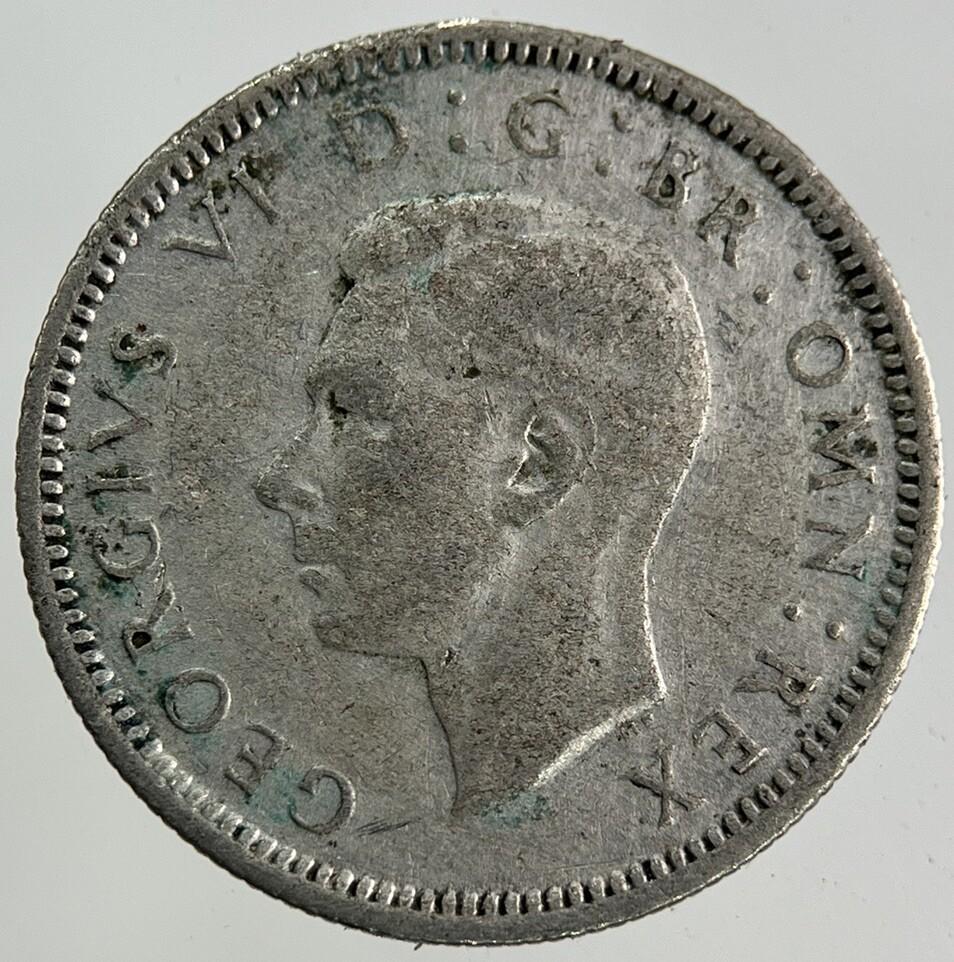1946 George VI Sixpence Silver Coin | Fine Collectable Grade