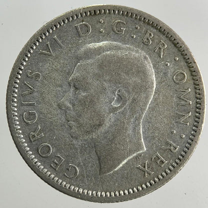 1939 George VI Sixpence Silver Coin | Fine Collectable Grade