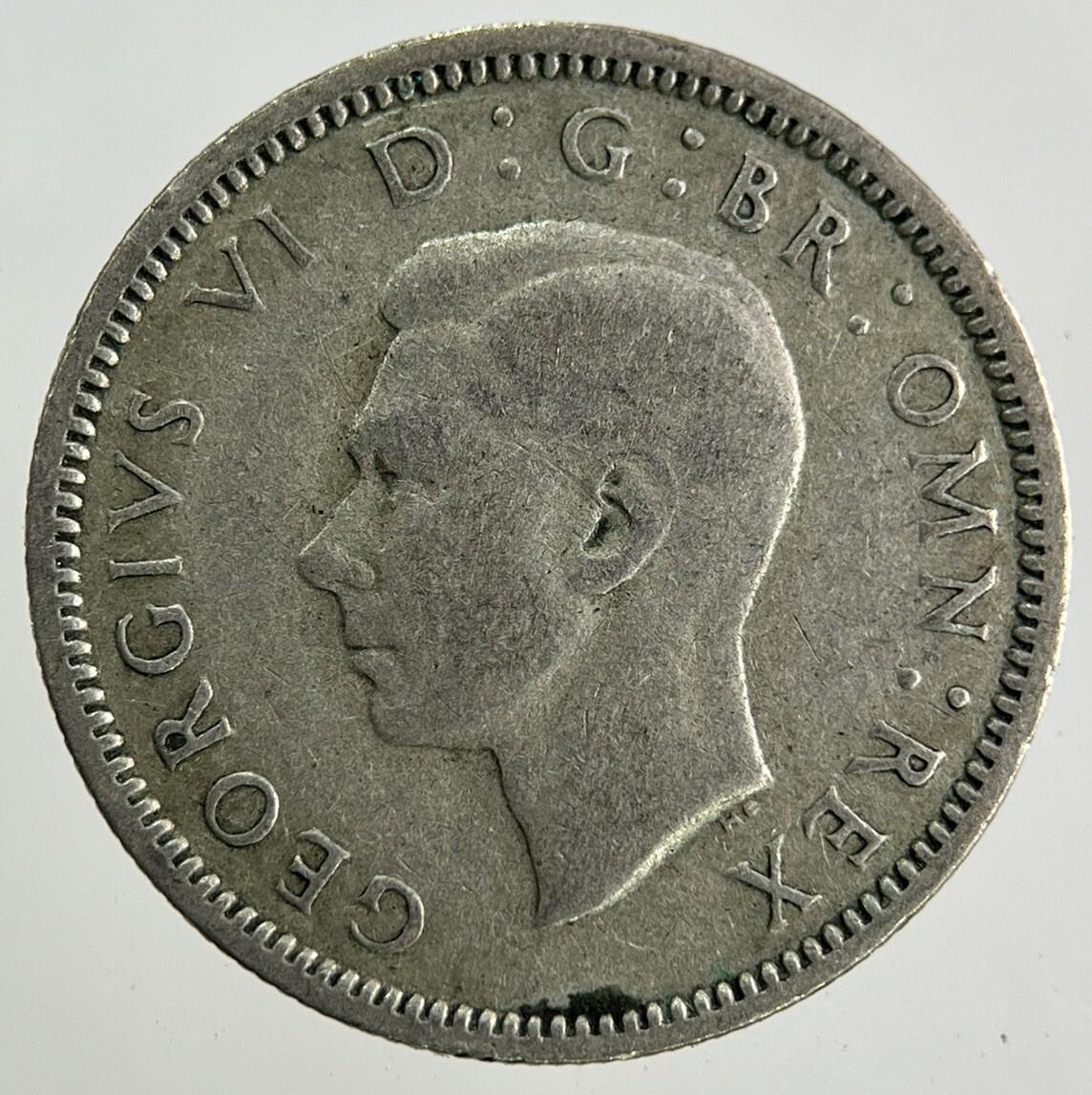 1942 George VI Sixpence Silver Coin | Fine Collectable Grade