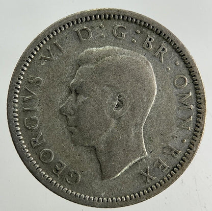 1942 George VI Sixpence Silver Coin | Fine Collectable Grade