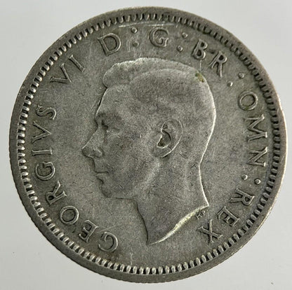 1943 George VI Sixpence Silver Coin | Fine Collectable Grade