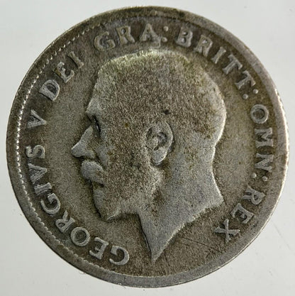 1921 George V Sixpence Silver Coin | Fair Grade