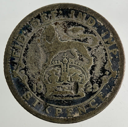 1925 George V Sixpence Silver Coin | Fair Grade