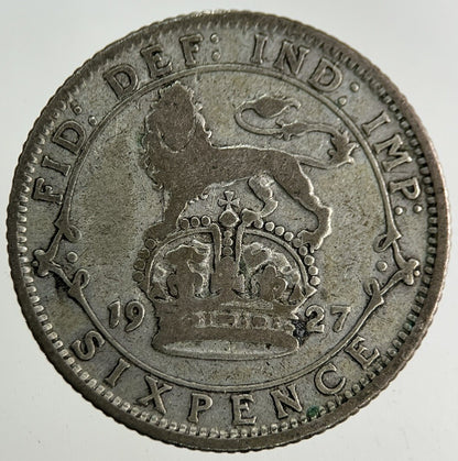 1927 George V Sixpence Silver Coin | Collectable Grade