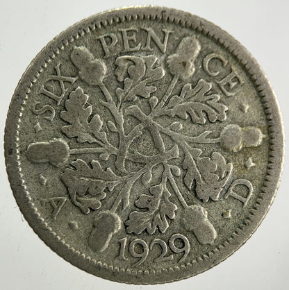 1929 George V Sixpence Silver Coin | Collectable Grade