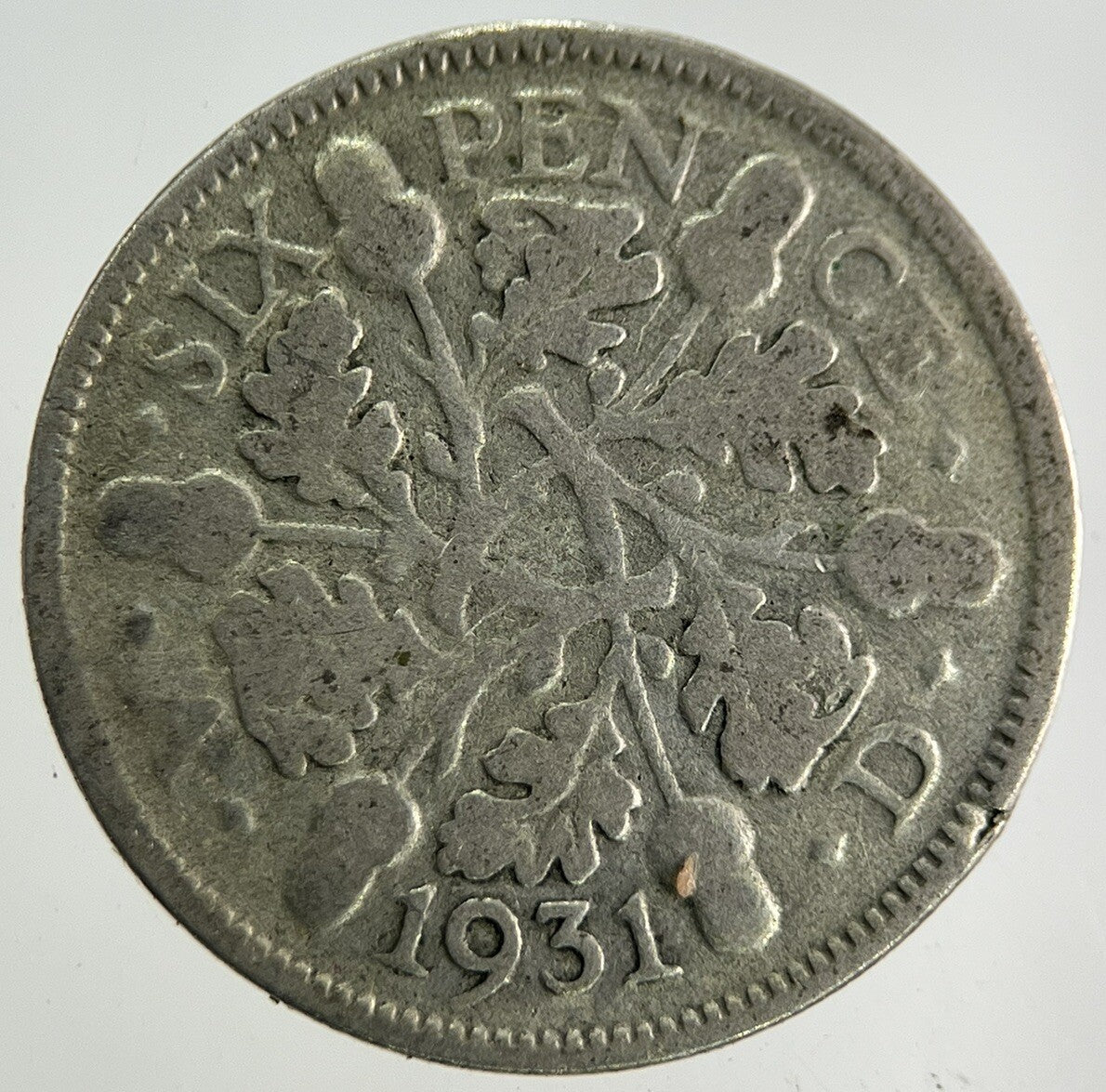 1931 George V Sixpence Silver Coin | Collectable Grade