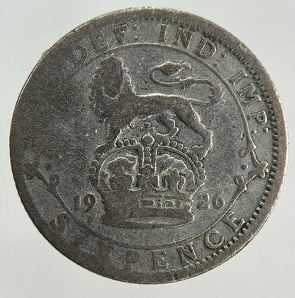 1926 George V Sixpence Silver Coin | Collectable Grade