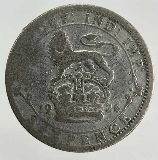 1926 George V Sixpence Silver Coin | Collectable Grade