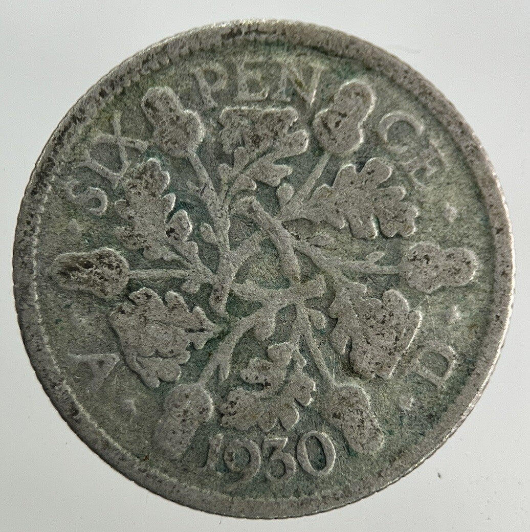 1930 George V Sixpence Silver Coin | Collectable Grade