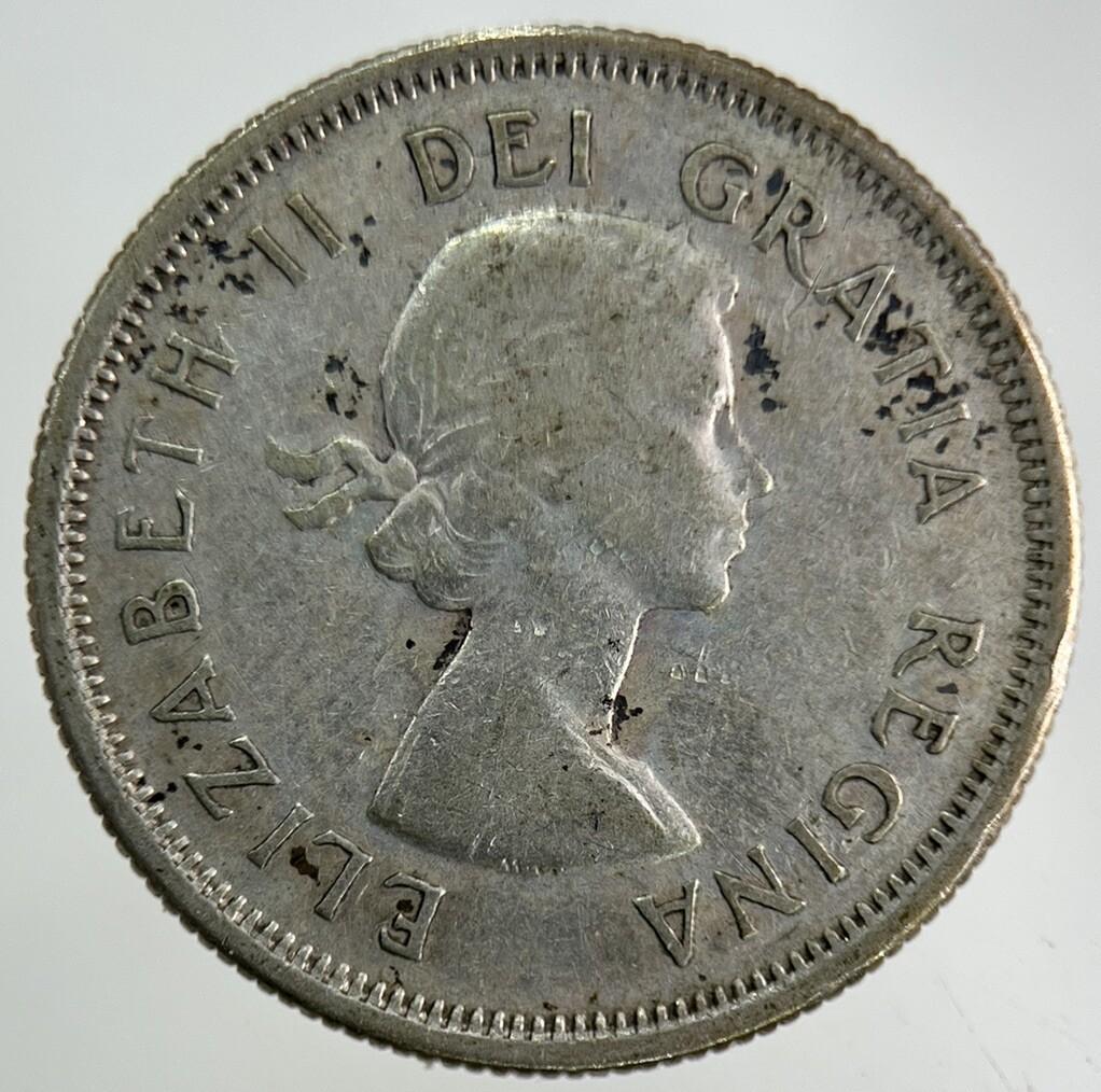 1960 Canada 25 Cents Silver Coin | Collectable Grade