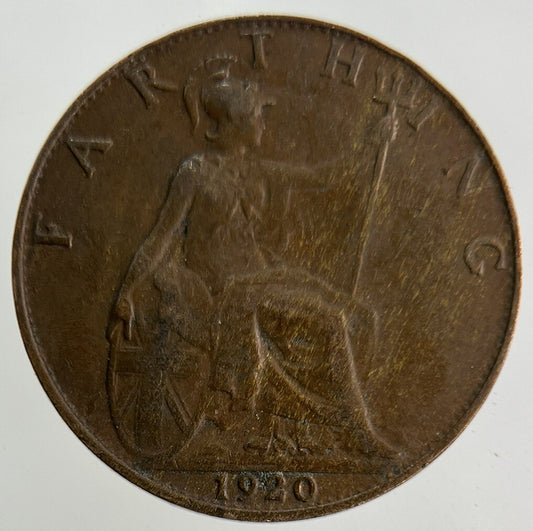 1920 George V Farthing Coin | Fine Collectable Grade
