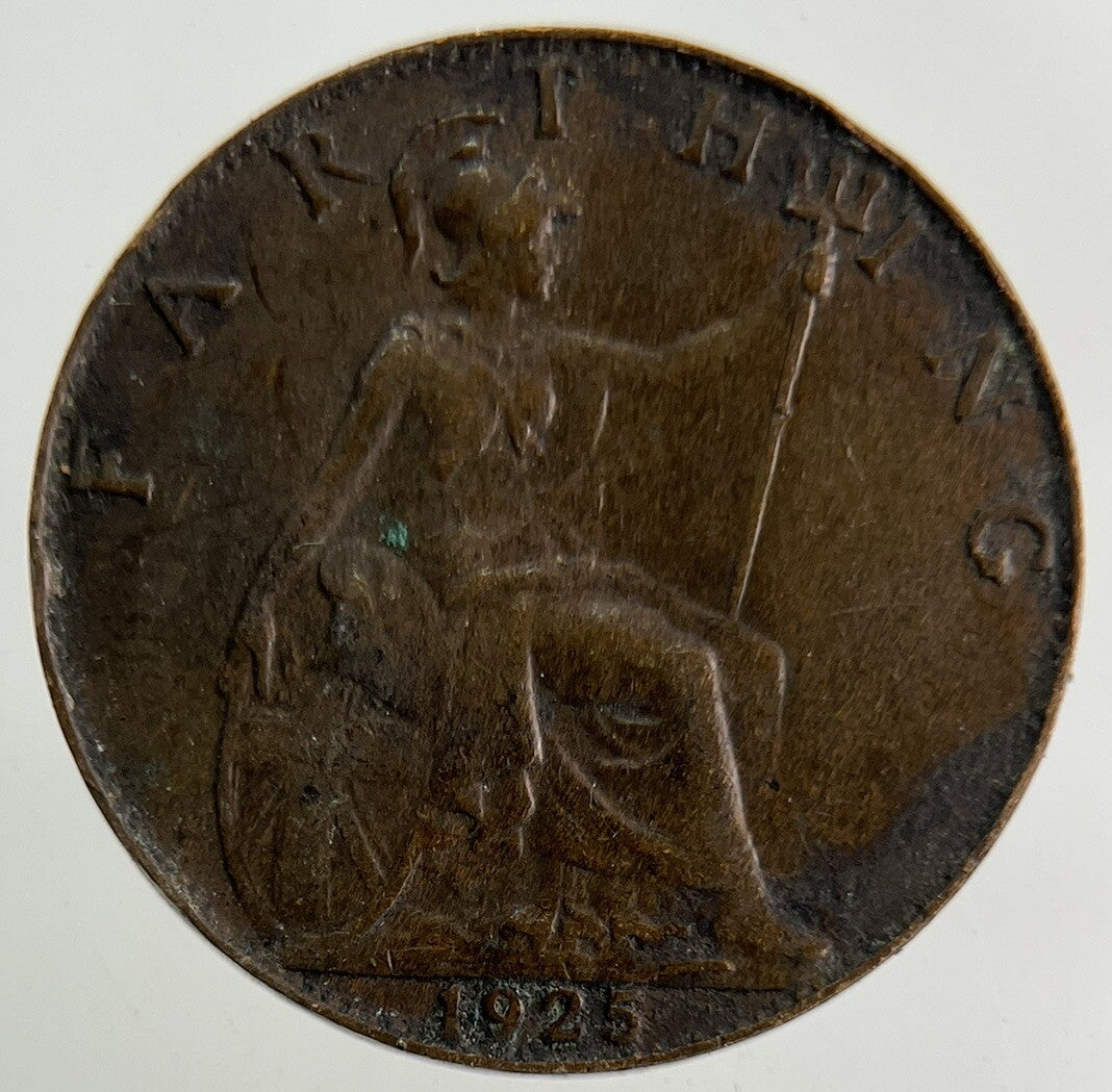 1925 George V Farthing Coin | Fine Collectable Grade