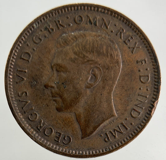 1945 George VI Wren Farthing Coin | Very High Grade