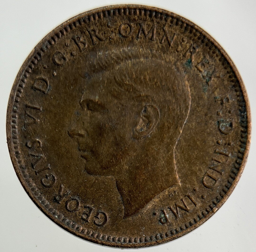 1937 George VI Wren Farthing Coin | Very High Grade