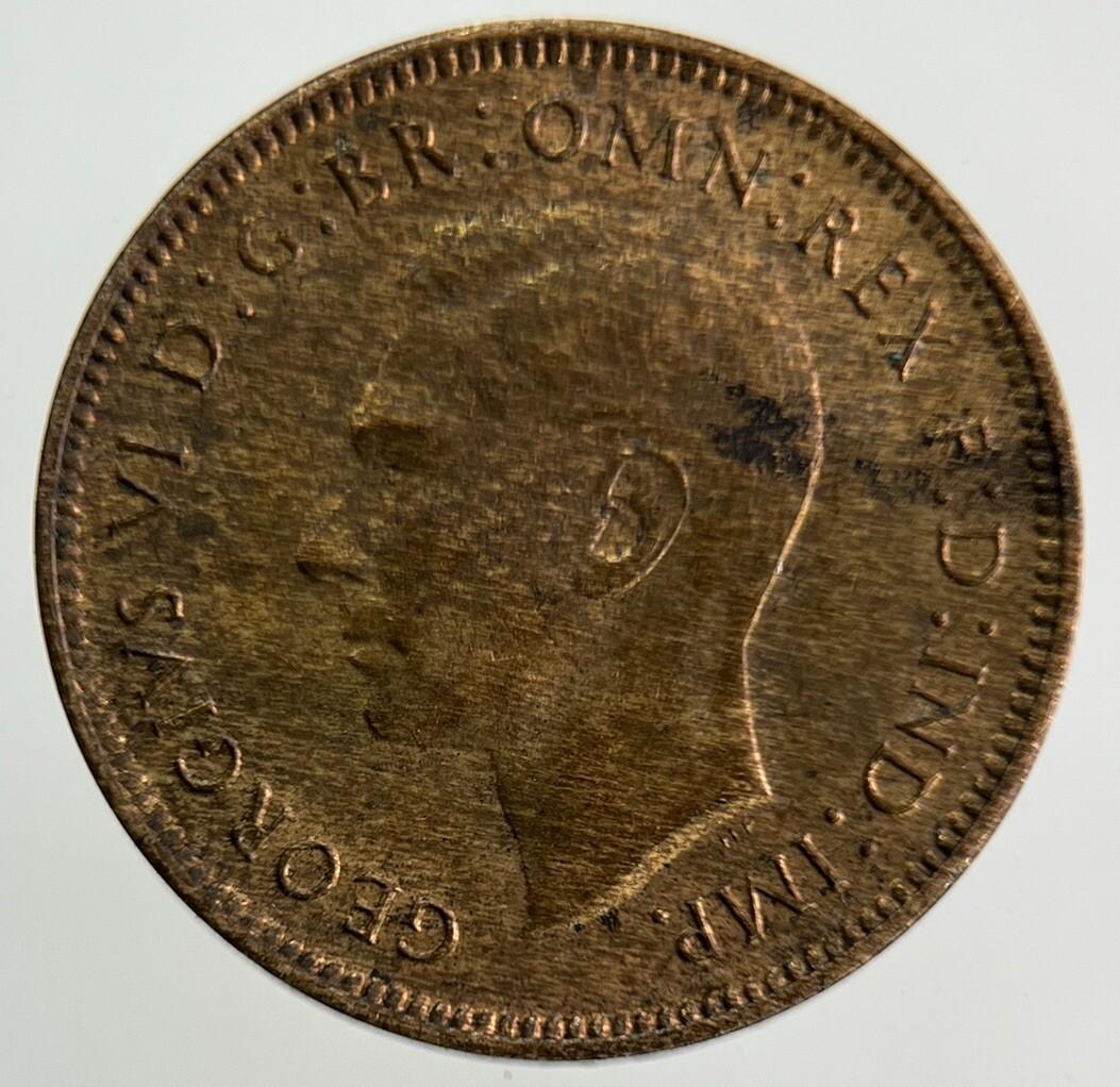 1947 George VI Wren Farthing Coin | Fine Collectable Grade