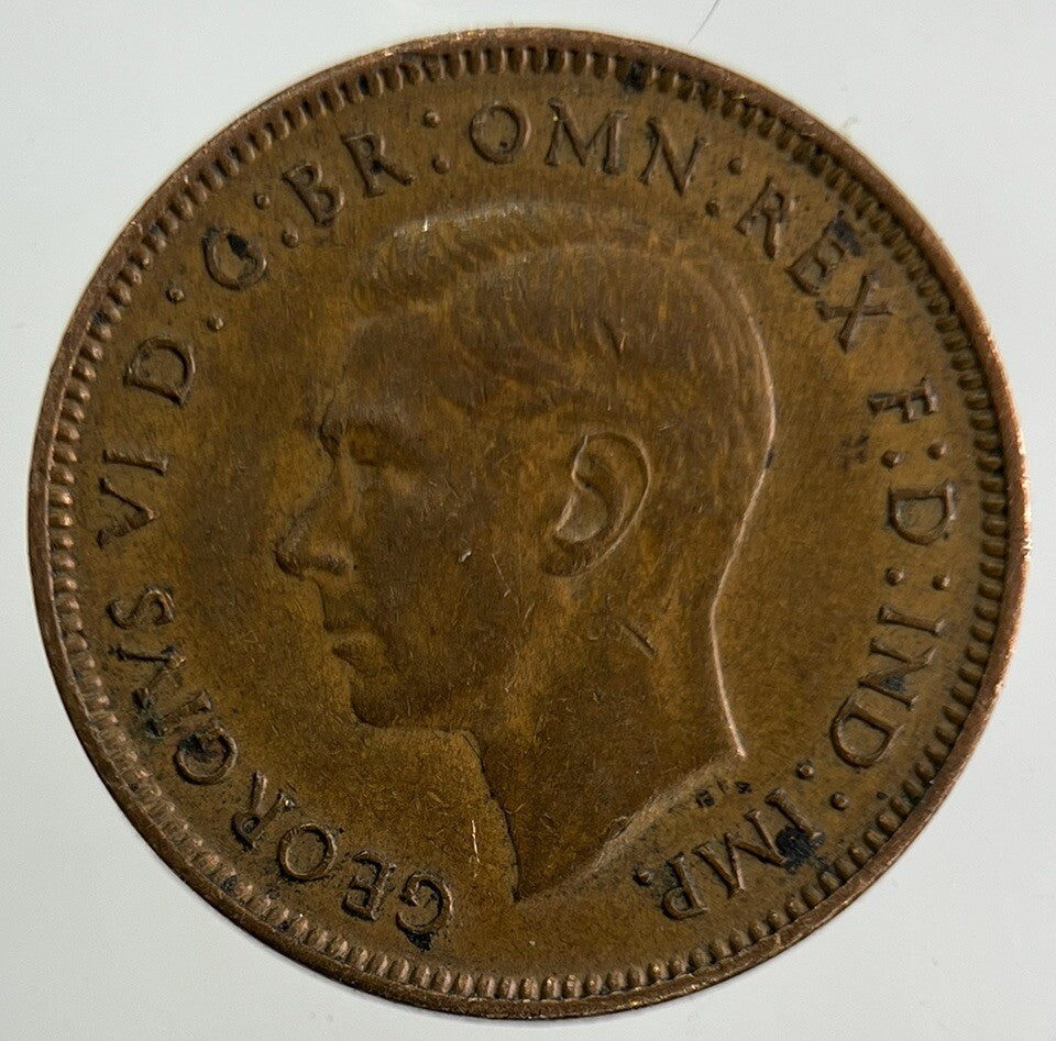 1944 George VI Wren Farthing Coin | Fine Collectable Grade