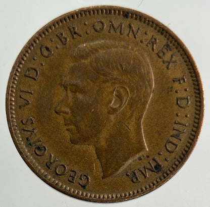 1944 George VI Wren Farthing Coin | Fine Collectable Grade