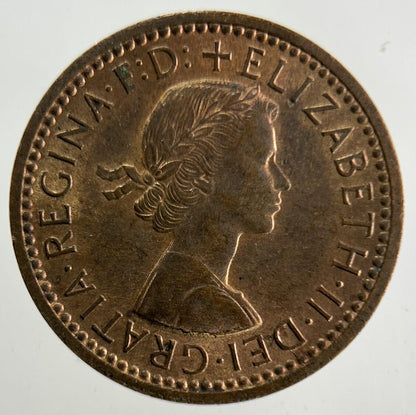 1954 Elizabeth II 2nd Wren Farthing Coin | Very High Grade