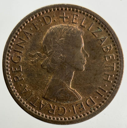 1954 Elizabeth II 2nd Wren Farthing Coin | Very High Grade