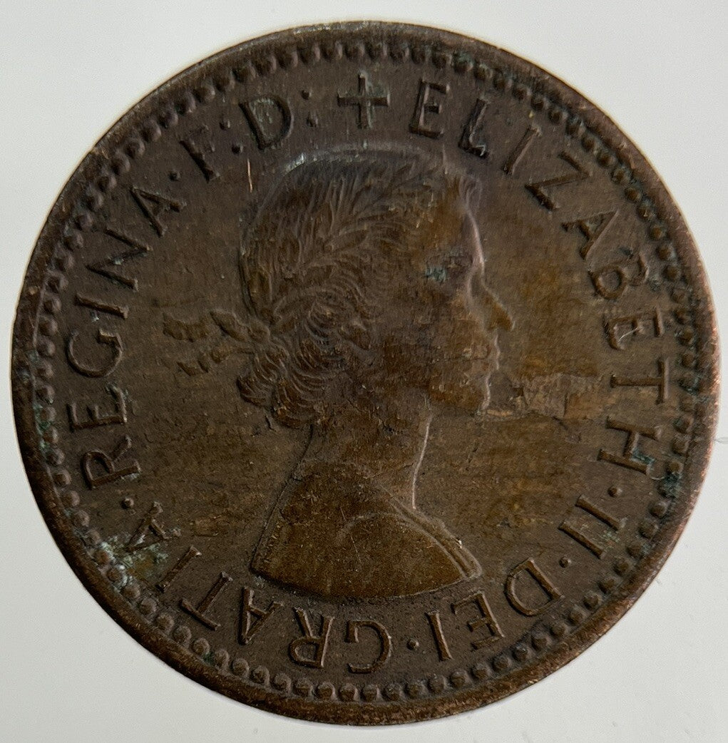 1954 Elizabeth II 2nd Wren Farthing Coin | Very High Grade