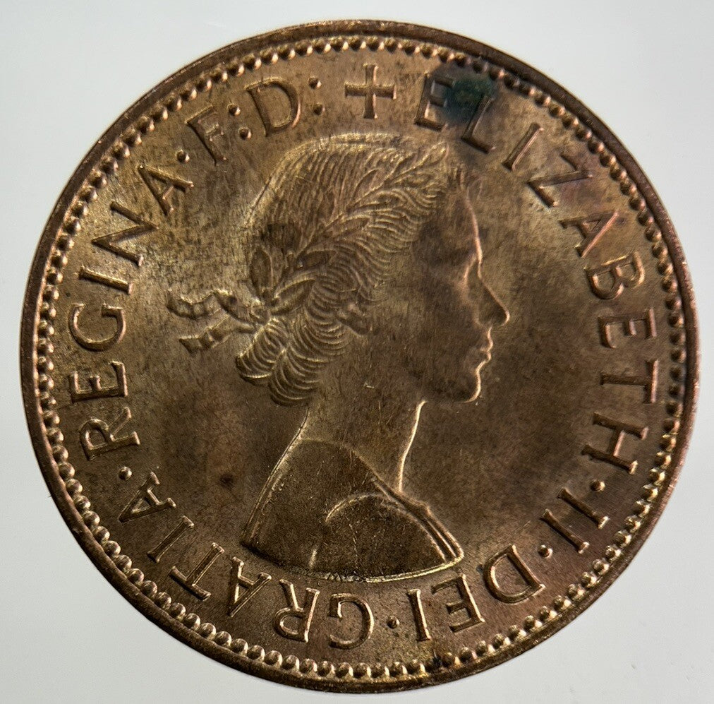 1965 Elizabeth II 2nd Half-Penny Coin | Very Fine Grade
