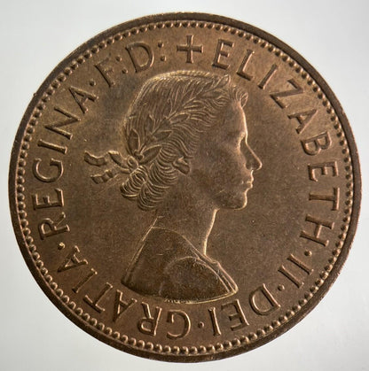 1962 Elizabeth II 2nd One Penny Coin | Very Fine Grade