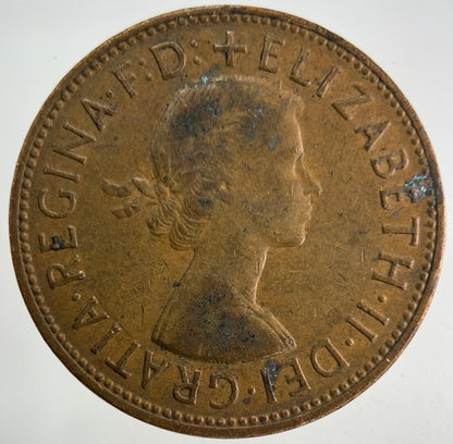 1962 Elizabeth II 2nd One Penny Coin | Fine Collectable Grade