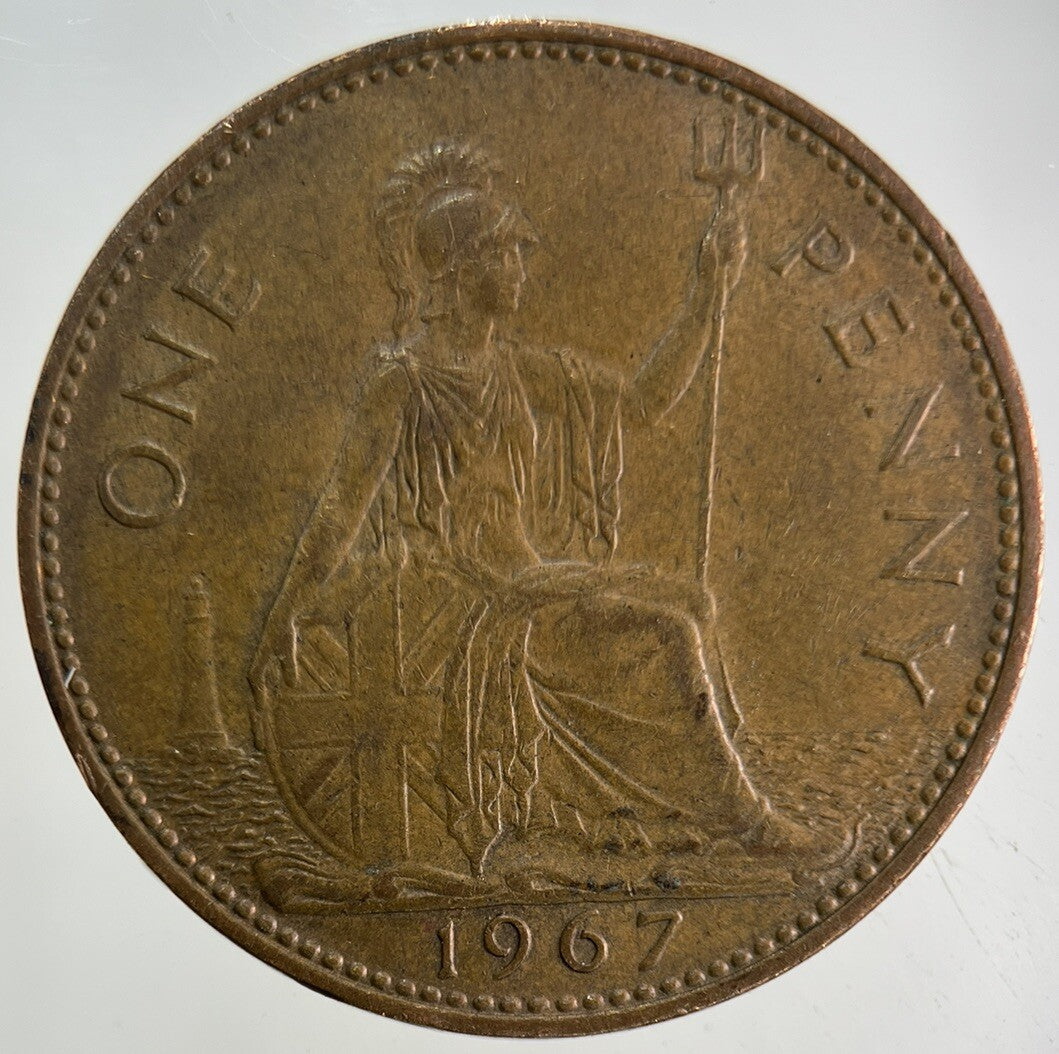 1967 Elizabeth II 2nd One Penny Coin | Fine Collectable Grade