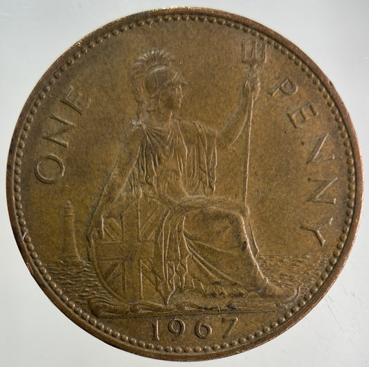 1967 Elizabeth II 2nd One Penny Coin | Fine Collectable Grade