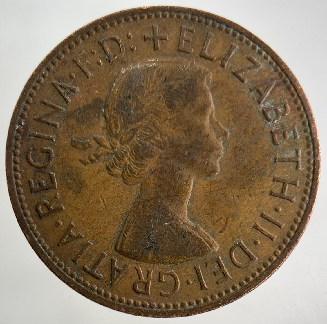 1962 Elizabeth II 2nd One Penny Coin | Fine Collectable Grade