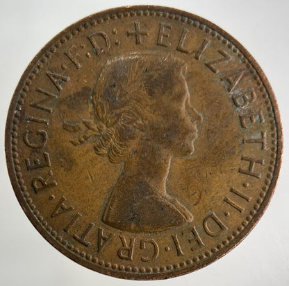 1962 Elizabeth II 2nd One Penny Coin | Fine Collectable Grade