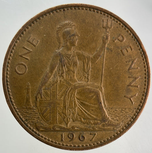 1967 Elizabeth II 2nd One Penny Coin | Fine Collectable Grade