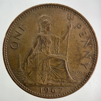 1967 Elizabeth II 2nd One Penny Coin | Fine Collectable Grade